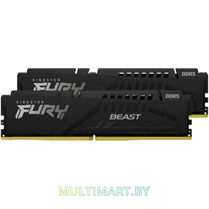 Оперативная память Kingston FURY Beast 2x16GB DDR5 PC5-51200 (KF564C32BBK2-32)
